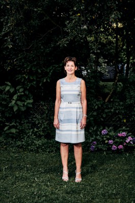 portrait of woman motorcycle 